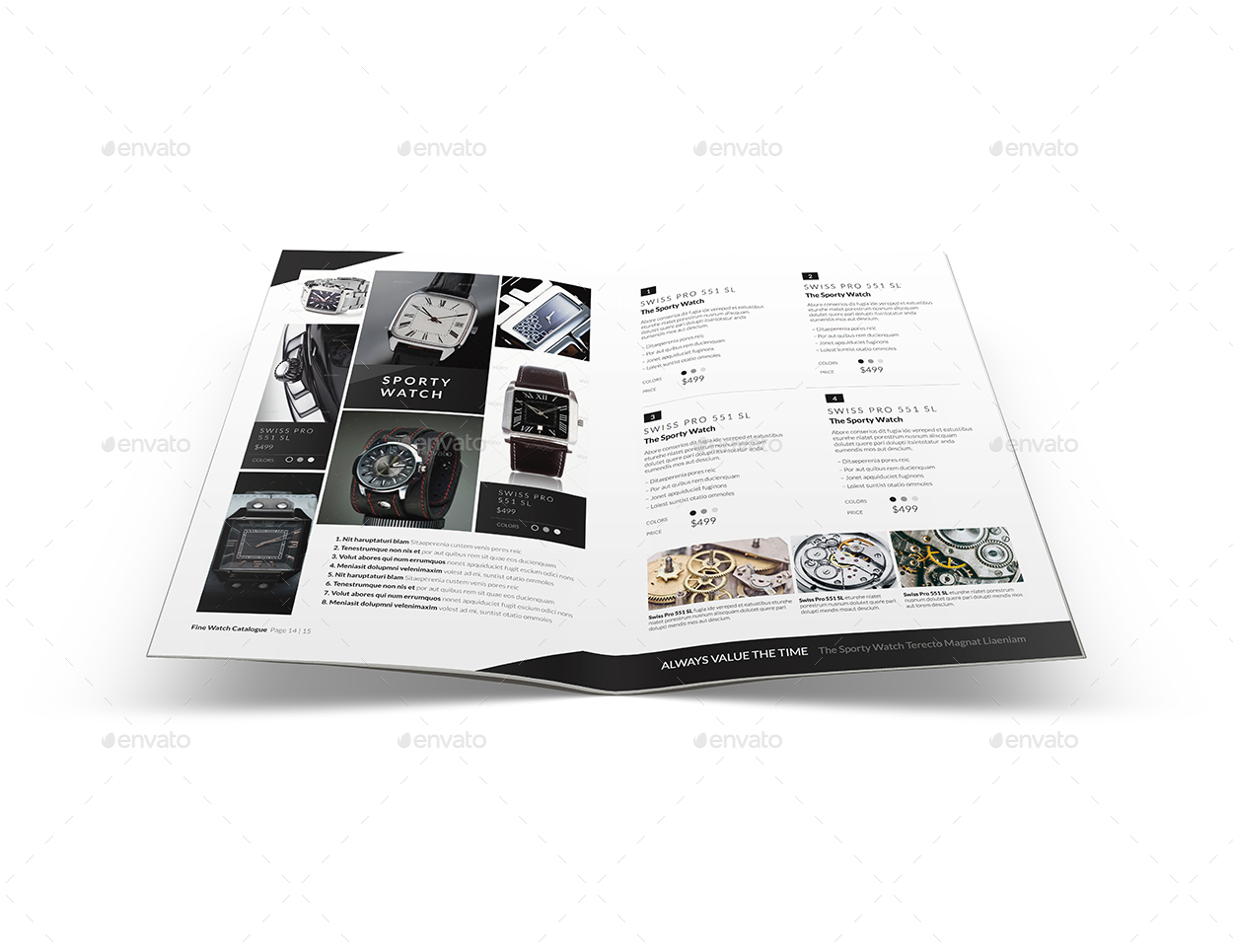 Watch Store Product Catalog, Print Templates GraphicRiver